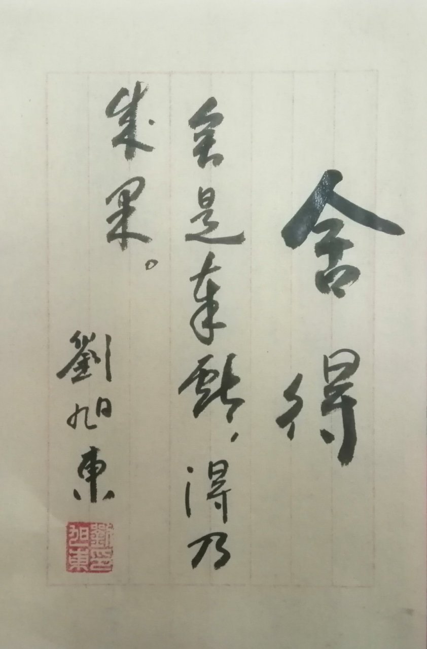 刘旭东书法作品欣赏.