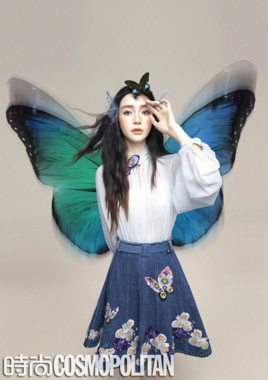 angelababy精灵造型出来了,口碑两极化,有的说很美很仙,也有说和