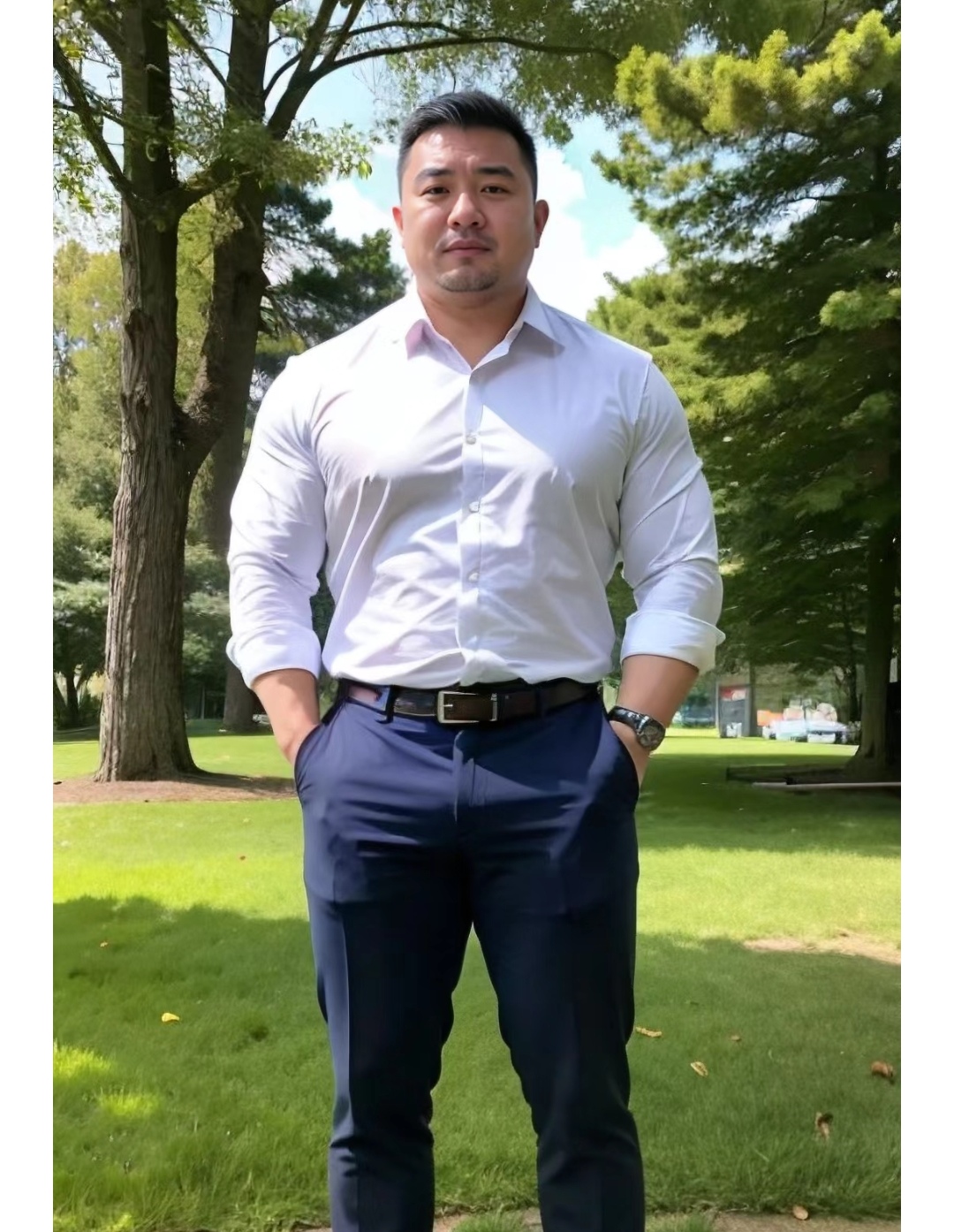 说不出的一种压迫感!#正装男生# #男性荷尔蒙