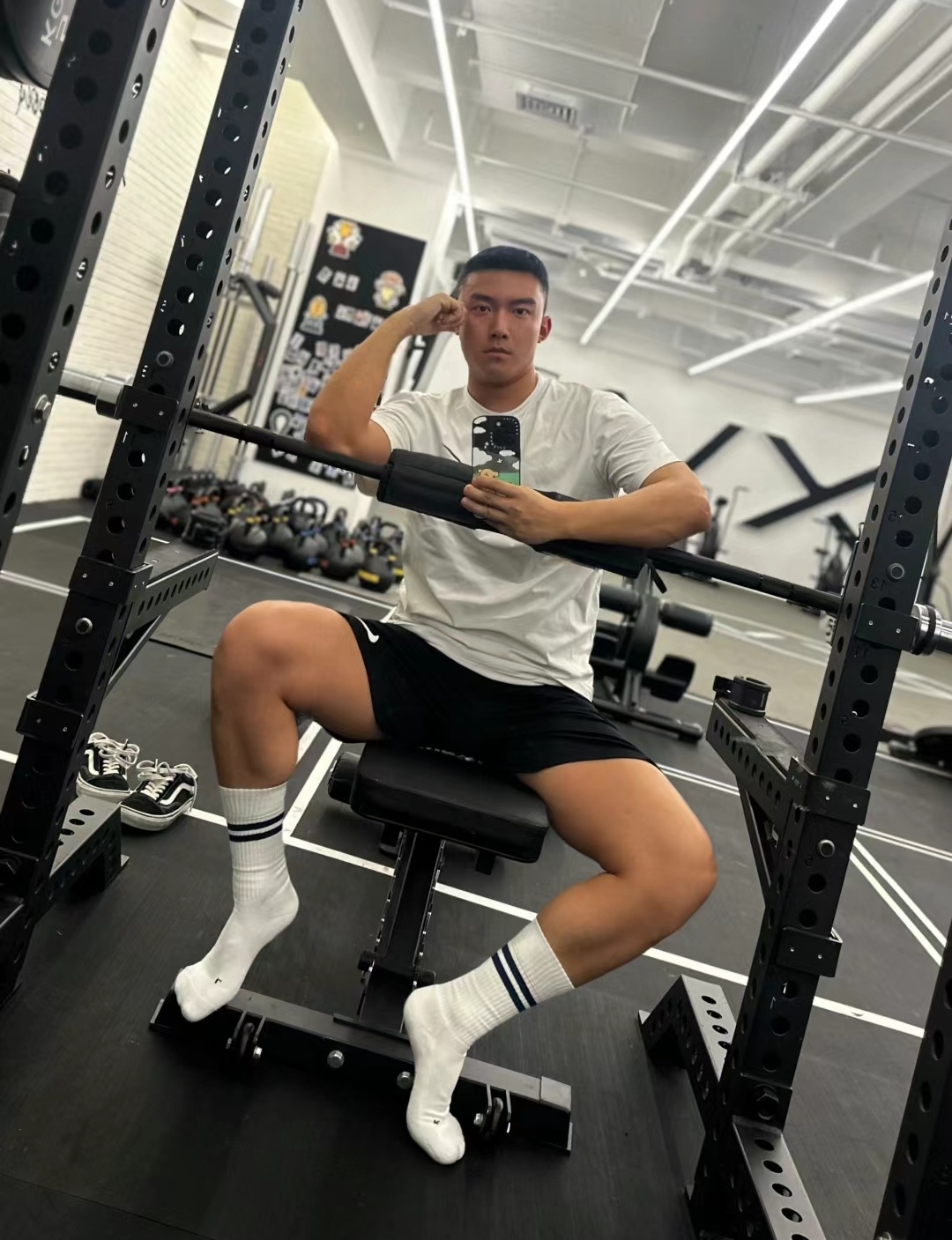 型男帅哥# #白袜体育生# #小哥哥