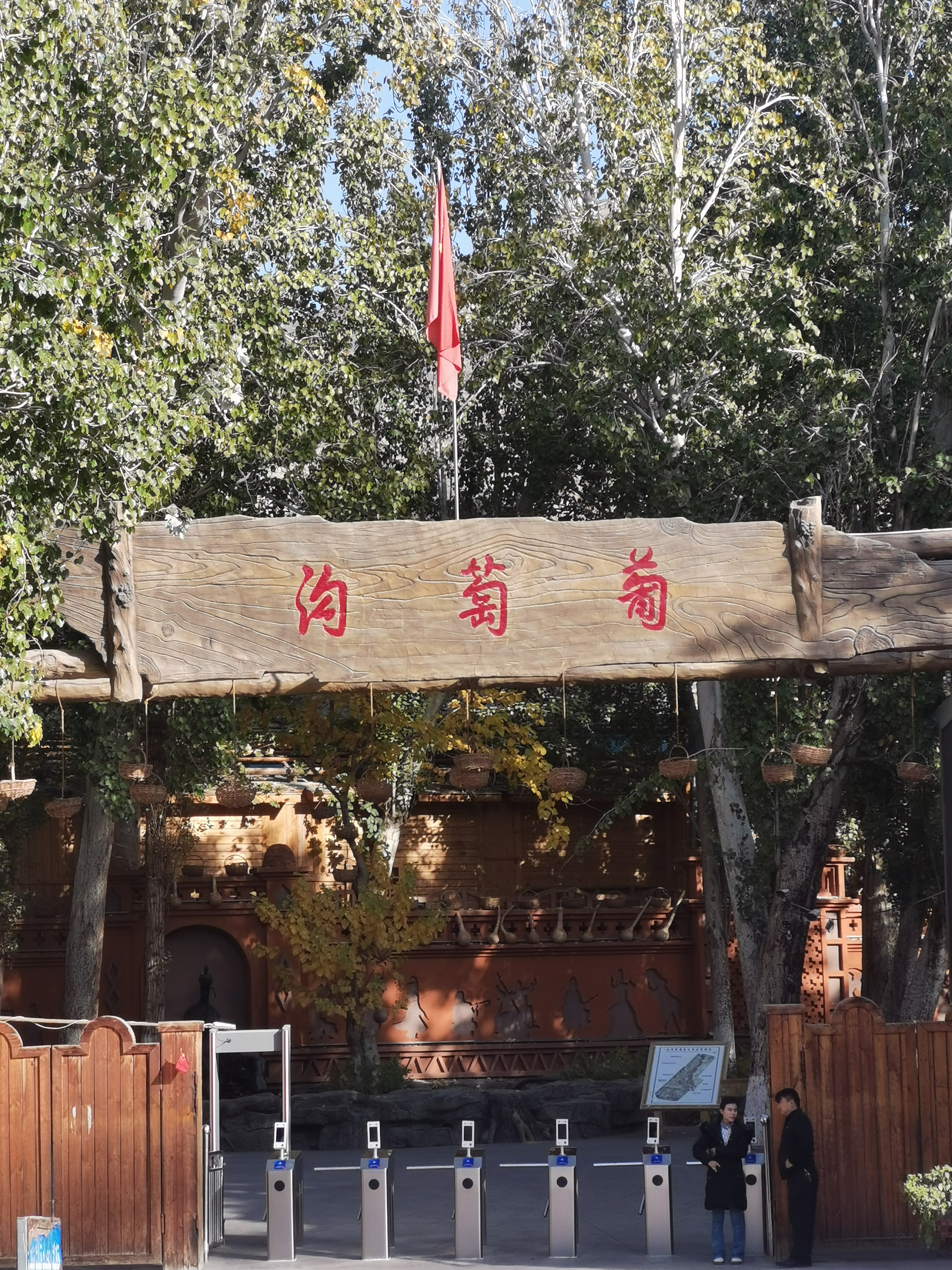 《葡萄沟里话葡萄》 吐鲁番中葡满园,串串珍珠映碧天