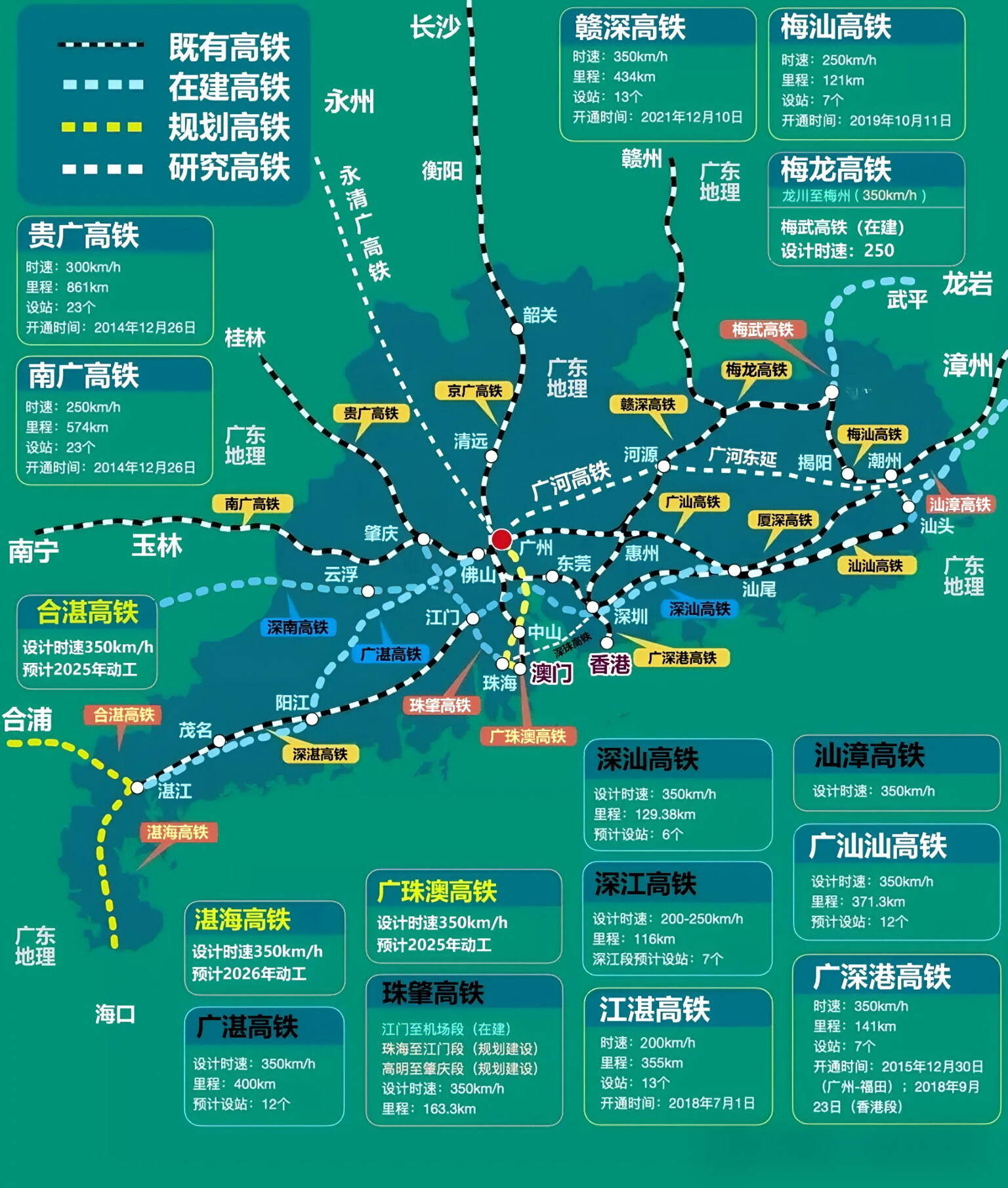 桂林湛江高铁路线图图片