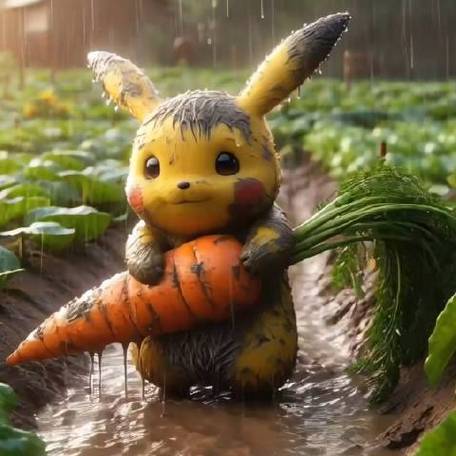 "皮卡丘的背影,好像在诉说什么秘密~"