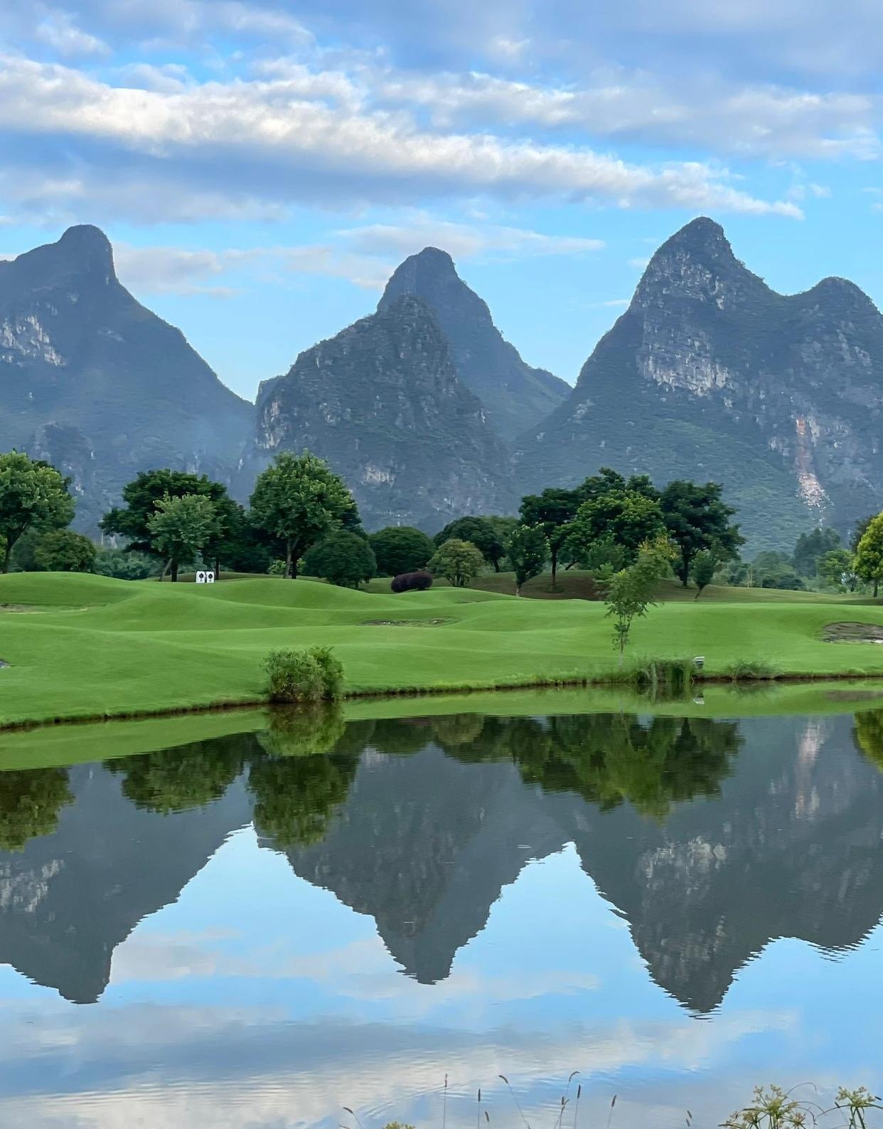 绿色风景图片 山水图片