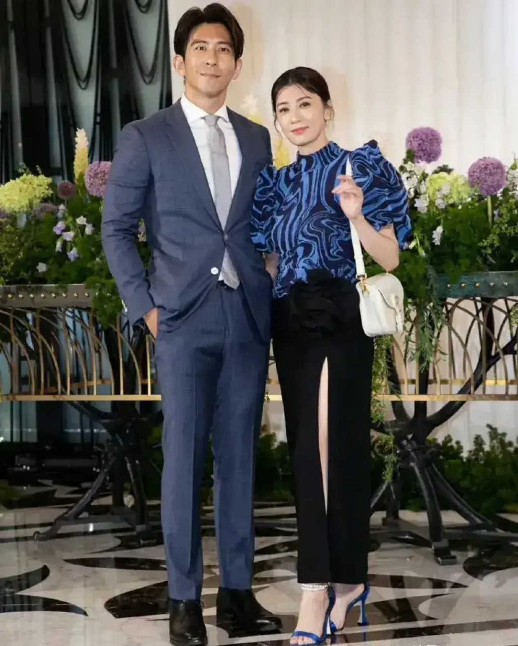 听说贾静雯比老公大九岁,一点看不出来