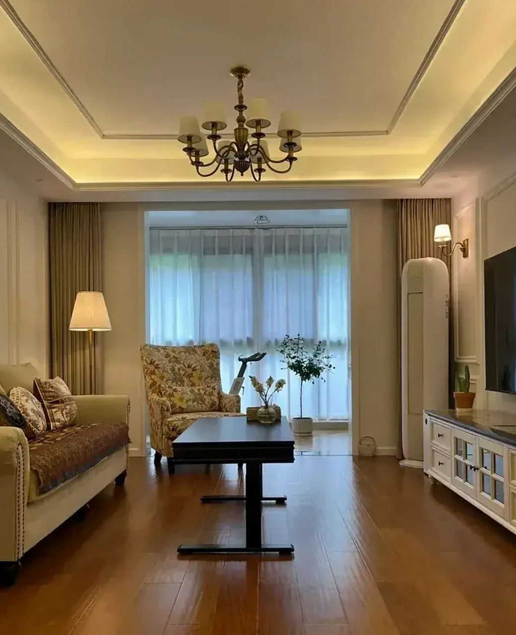 好喜欢这种风格的装修,再过二十年也不过时吧!