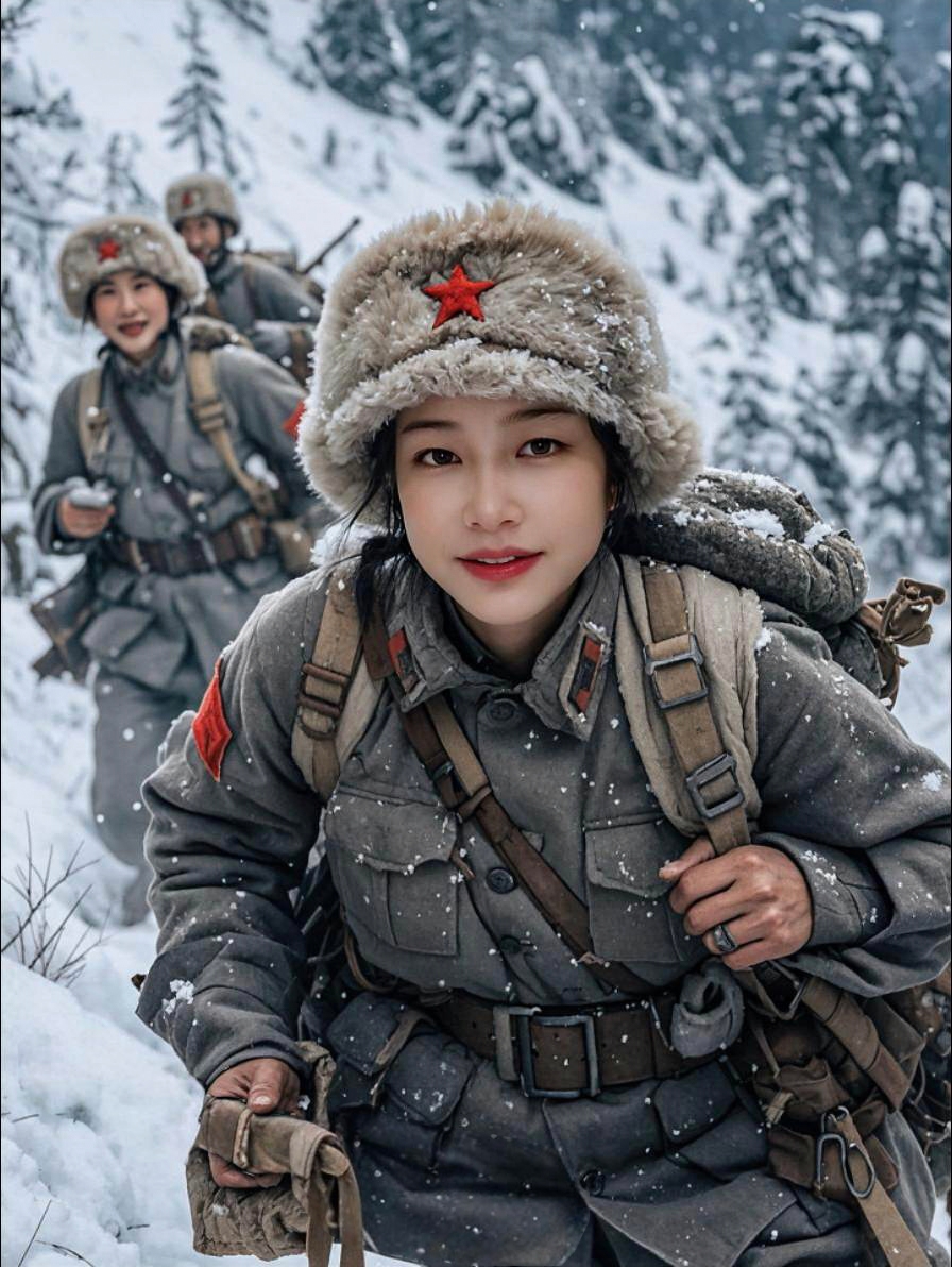 咱们红军过雪山精神永存