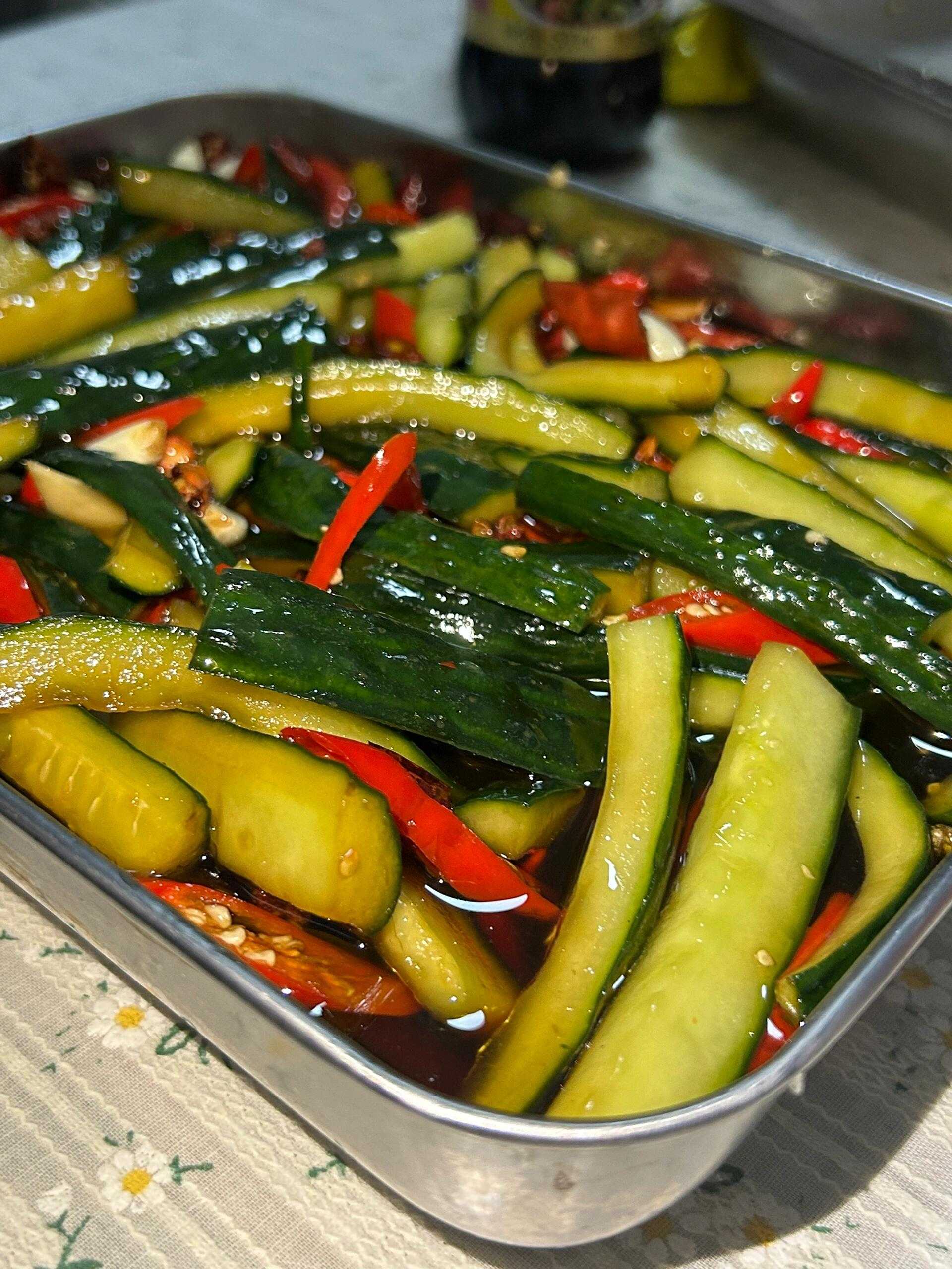 夏季必吃的腌黄瓜条!