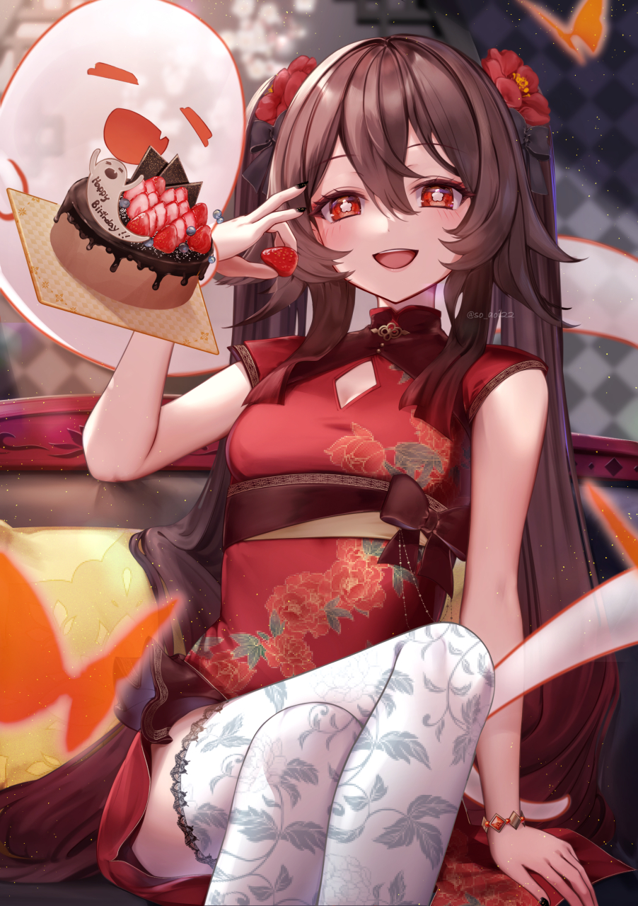 原神:胡桃 画师:so_aoi22