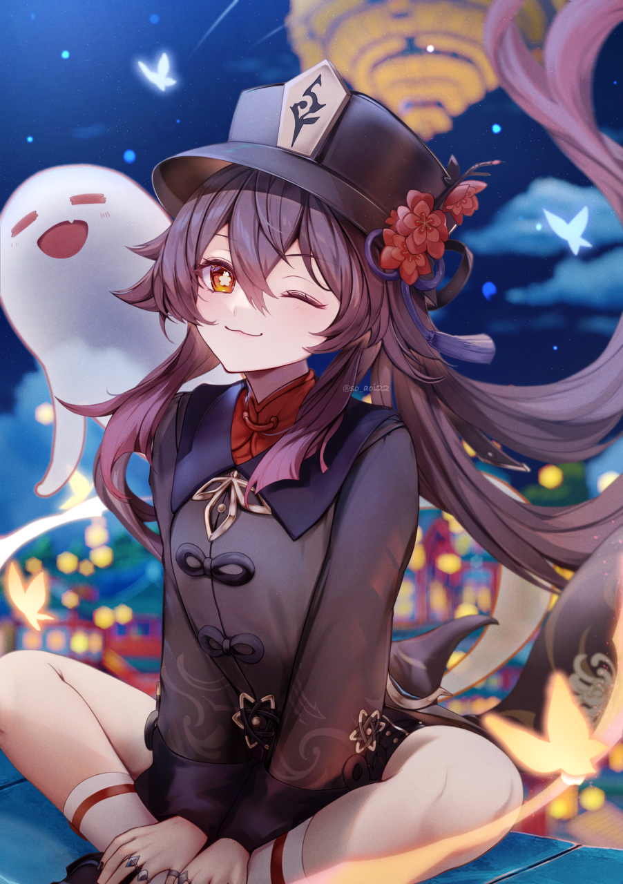 原神:胡桃 画师:so_aoi22