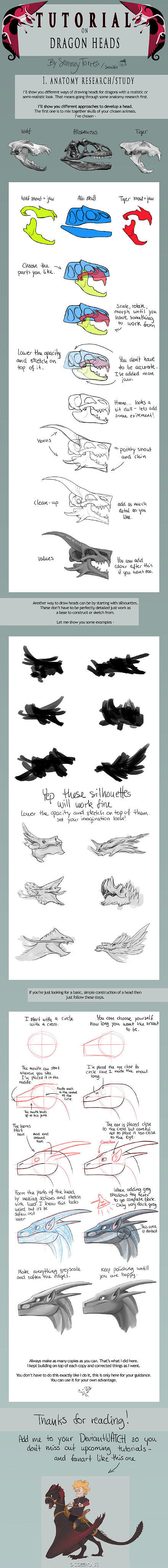 来分享西方龙的画法了!