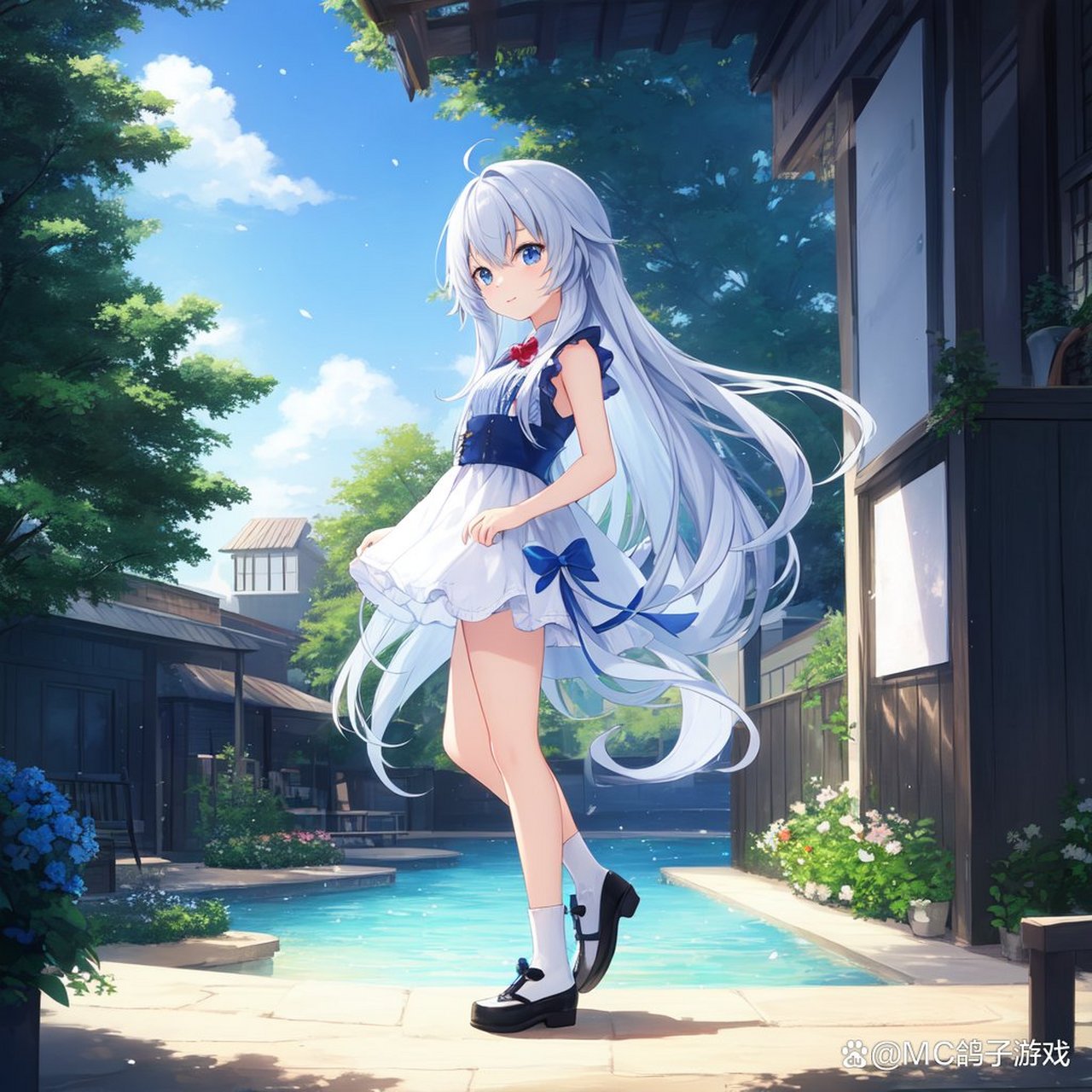 我的世界# 娘化迷你狗@迷你世界尽空