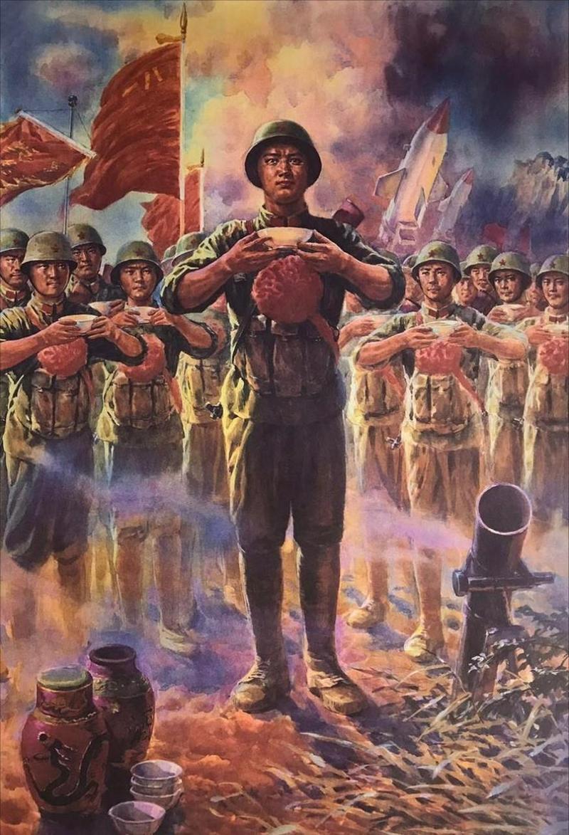 《壮行酒》 你知道画中画的是哪场战争吗?