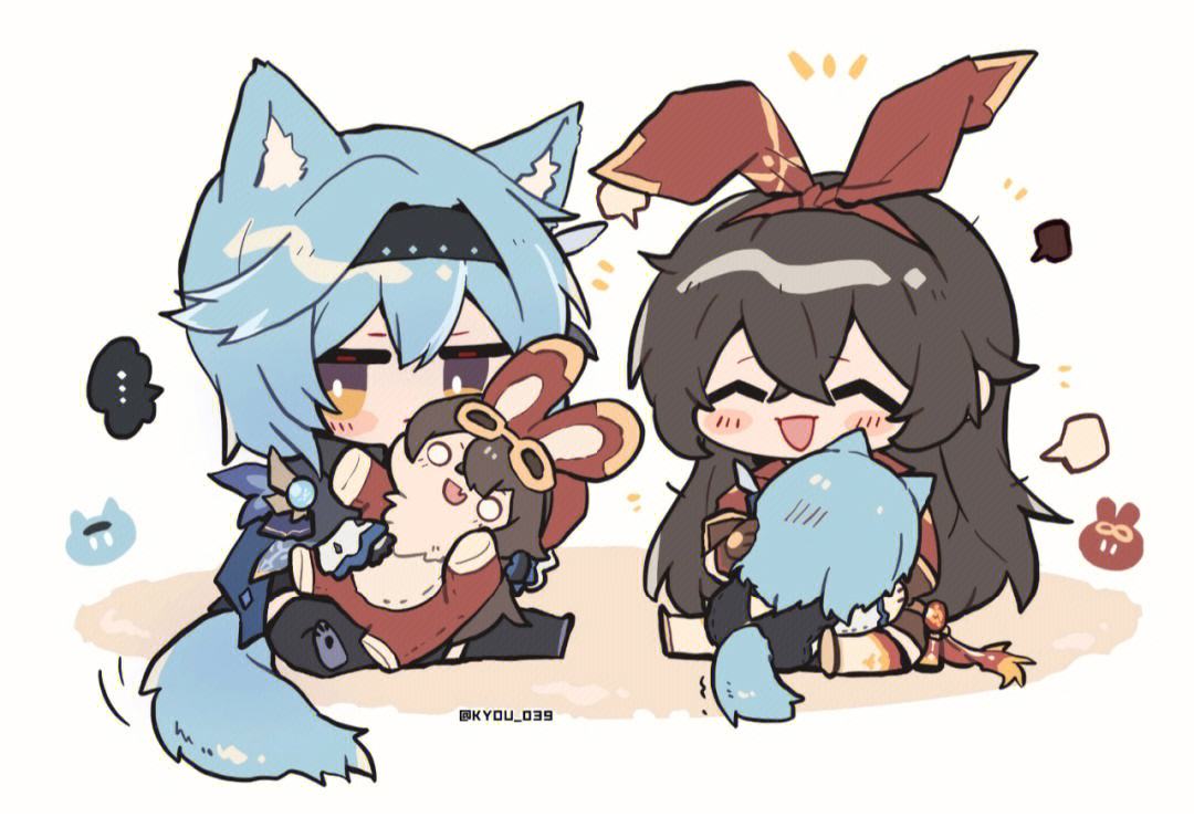 原神# 磕个cp吧!(安柏and优菈篇)