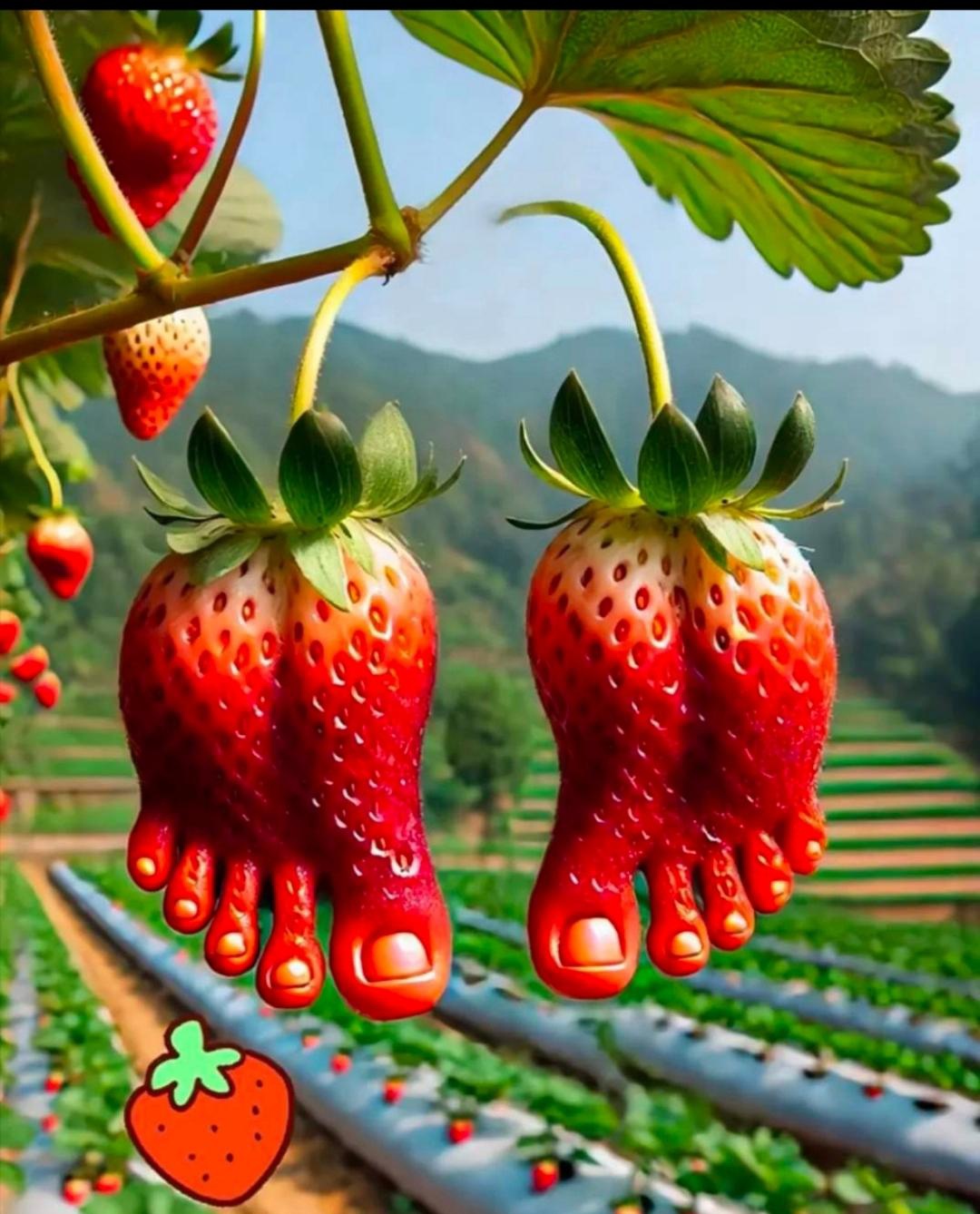 成双成对的变异水果,形状十分独特,它们不仅仅是外观吸引人,口感也