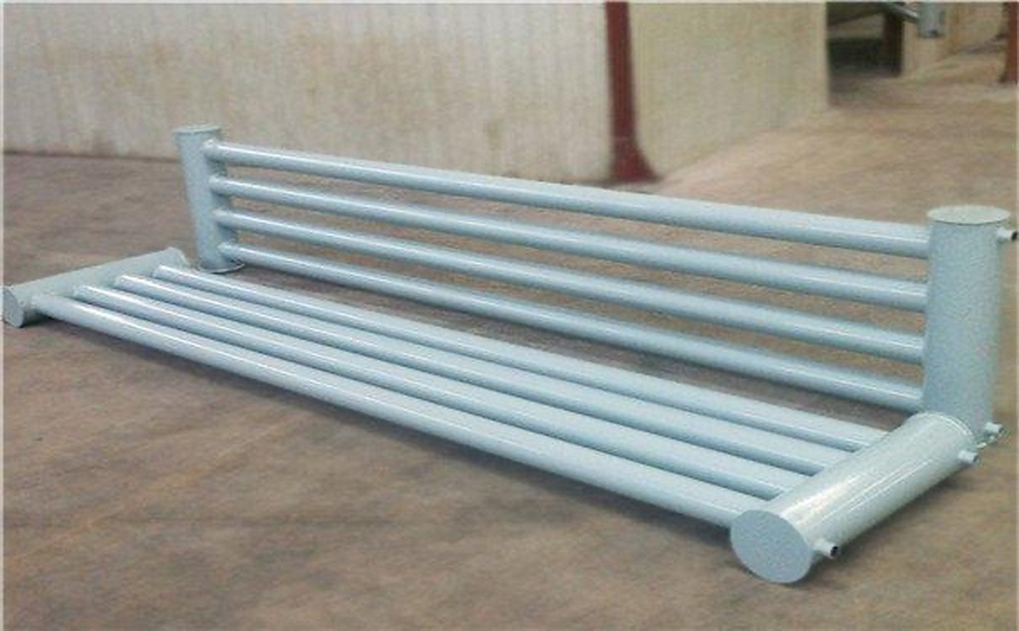 蘑菇大棚用暖气片-养殖用水暖散热器-d133光排管暖气片