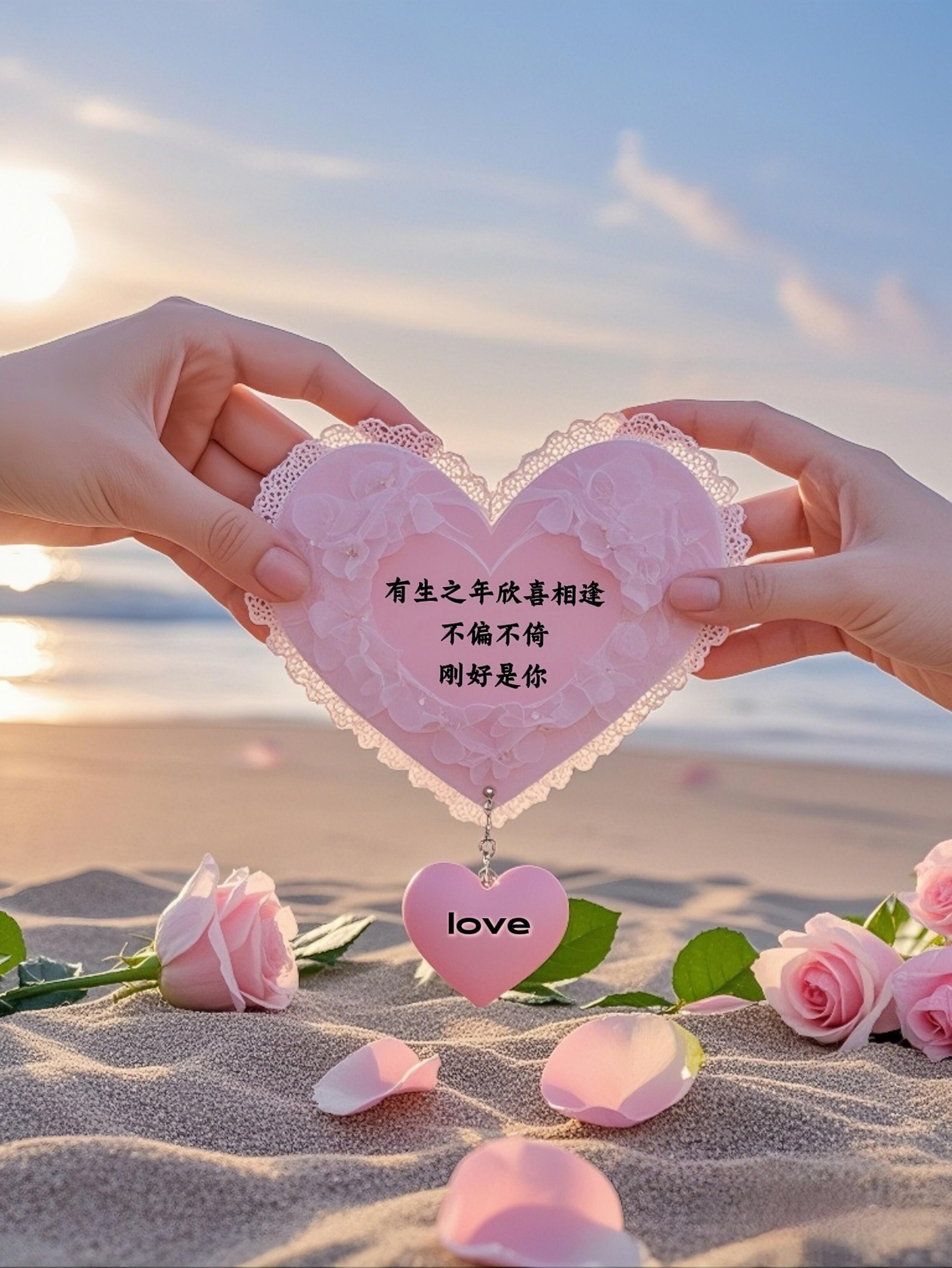 珍惜图片主与你同在祝福图片用心爱你一辈子的图片愿主与我们同在图片