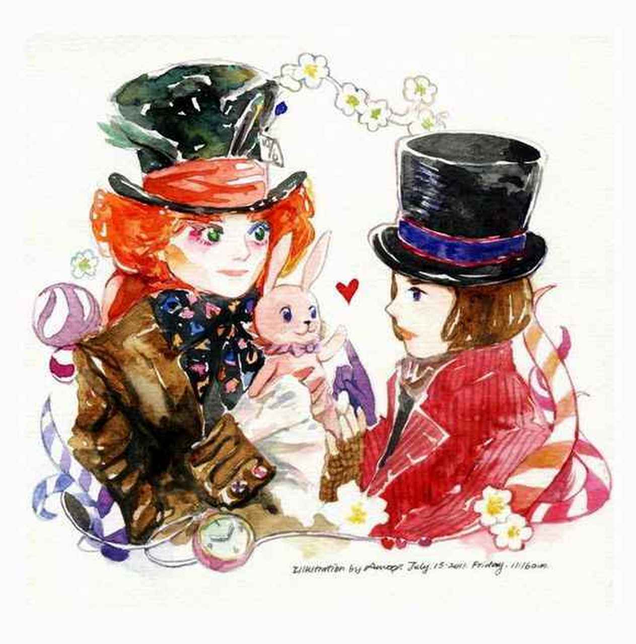 有谁爱疯帽子和威利旺卡这一对