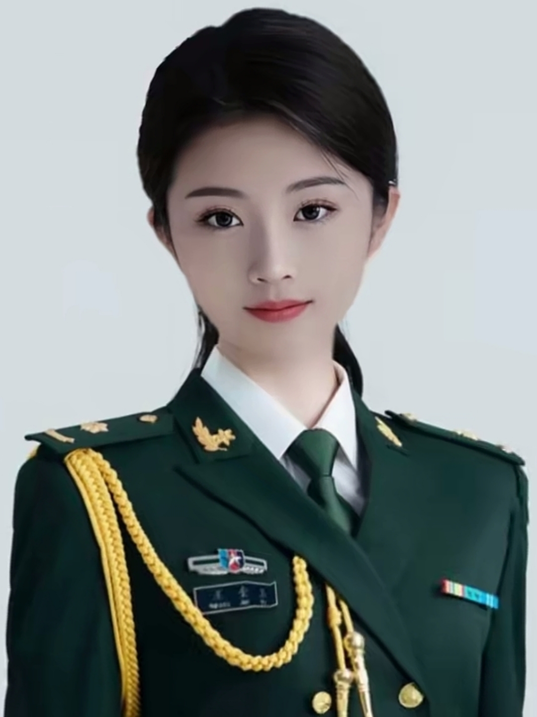 军装小姐姐,英姿飒爽,军人,一个神圣的称号.