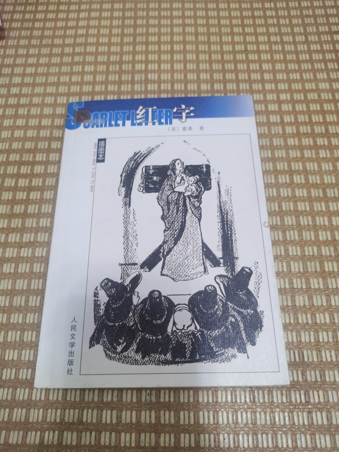 【个人藏书系列】人民文学出版社"名著名译插图本",《红字》.