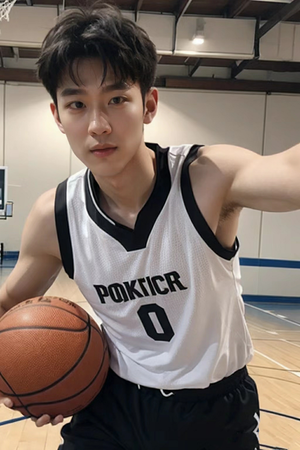 在篮球场上,总有那么一抹亮眼的身影,让人眼前一亮.