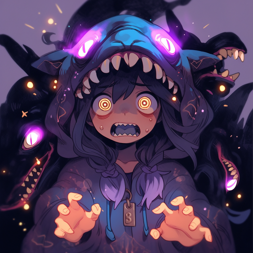 97 这款红黑女孩动漫t恤,真的让我惊呆了!