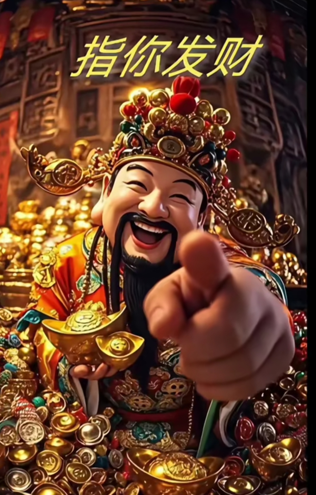 招财进宝,财神爷点名发大财!