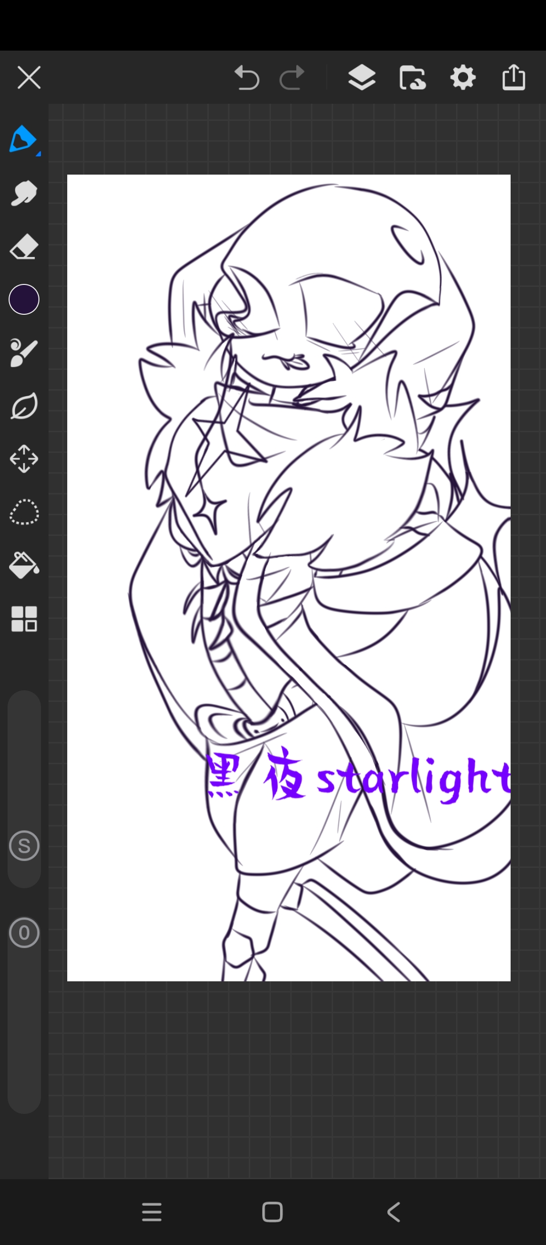 *先发个线稿[二哈]#骨设# #传说之下au