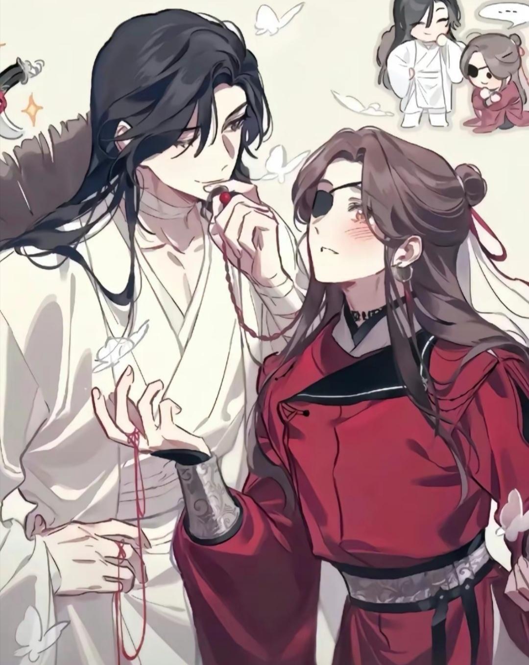 白衣花城,红衣谢怜#天官赐福百无禁忌