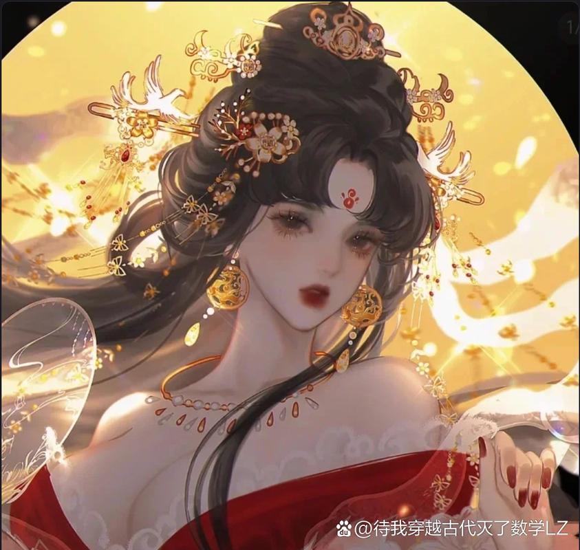 墨发随风舞 (古风女头像) 头像忆往昔 心中正义少年玉簪轻绾发,眉眼含