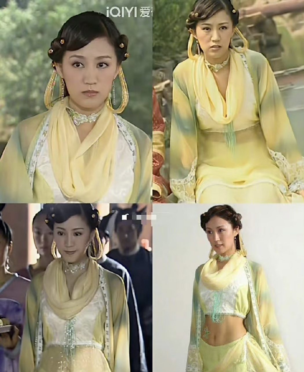 原来《刁蛮公主》鲍蕾演的安宁公主,穿的居然是薄纱透视裙,露出一截