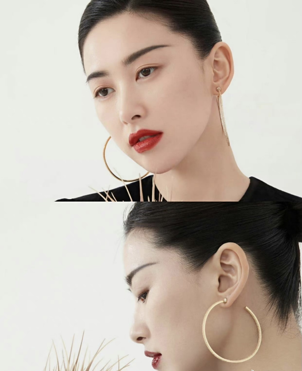 原来朱珠以前是单眼皮小美女啊