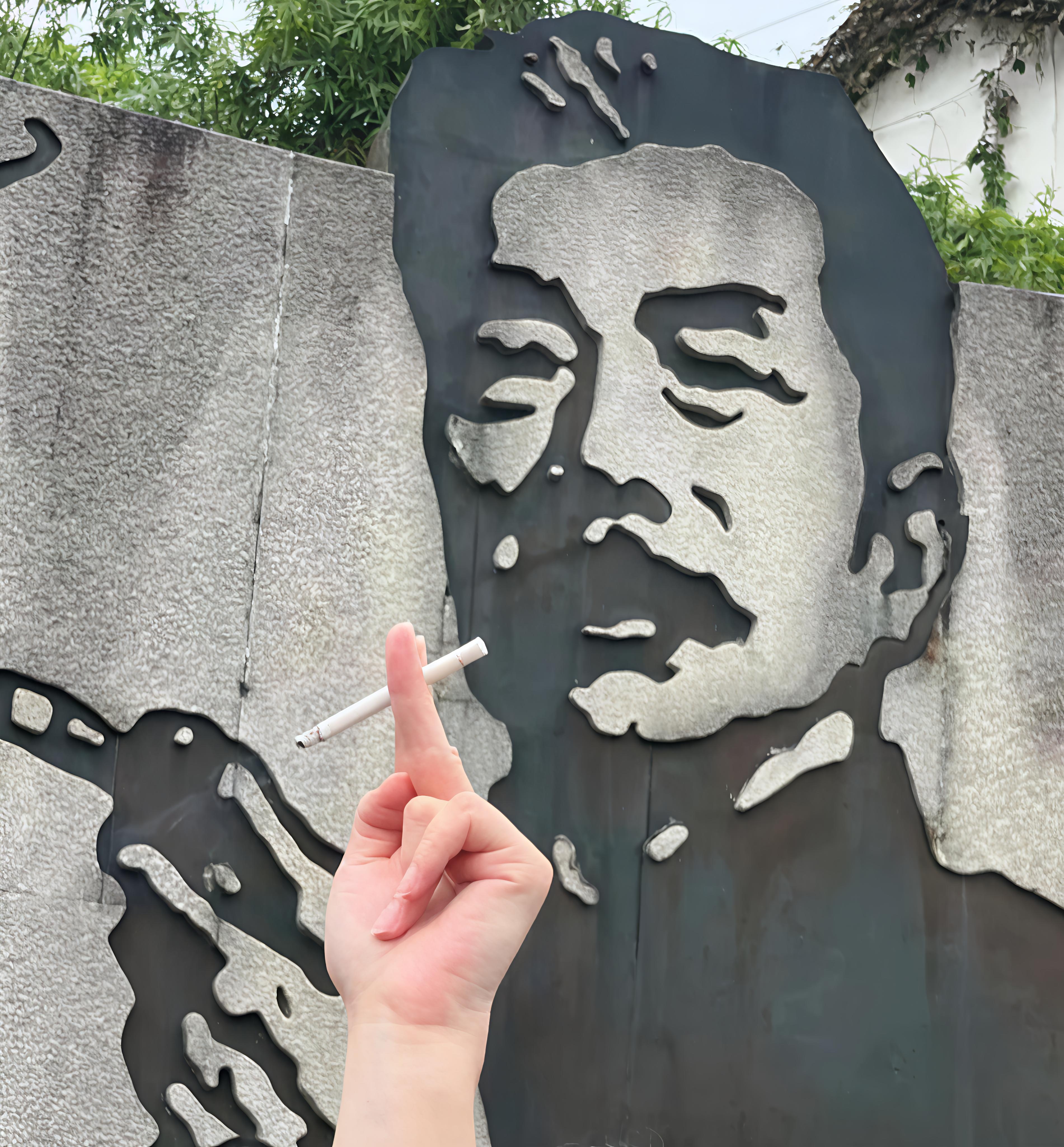 我觉得投诉者孙女士作为控烟志愿者,担心墙画诱导室外抽烟,误导