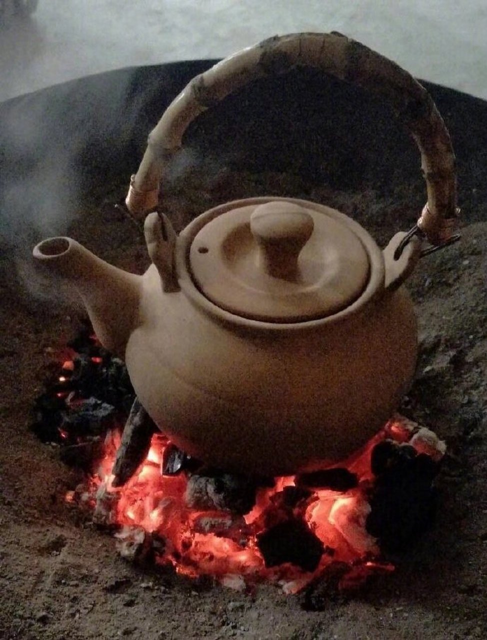 绿蚁新醅酒,红泥小火炉. 晚来天欲雪,能饮一杯无?