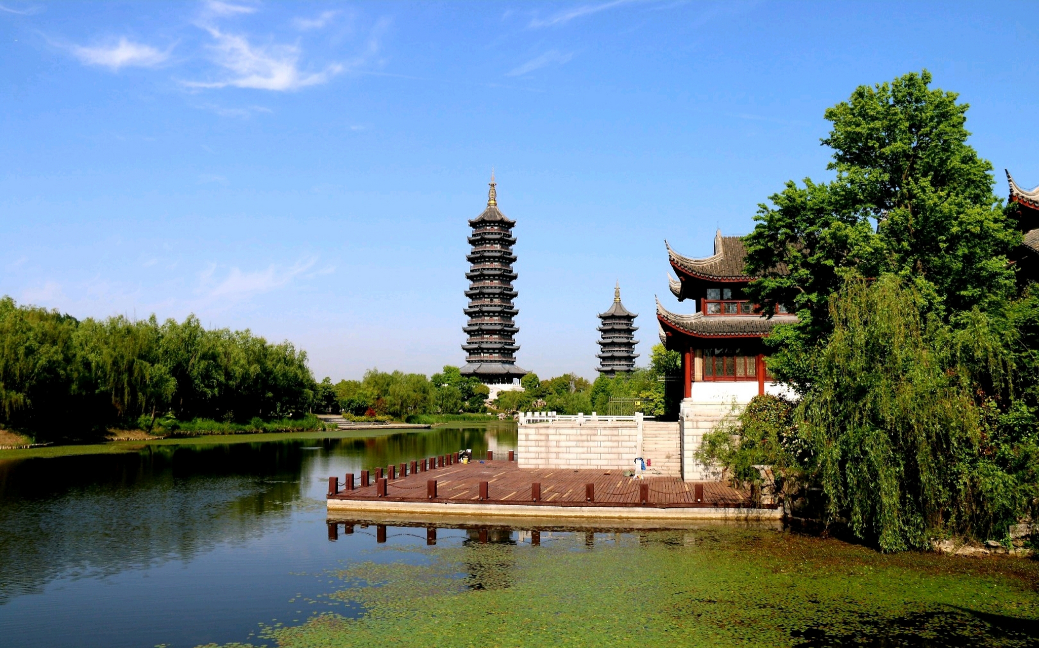 分享宿迁市古黄河公园美图.