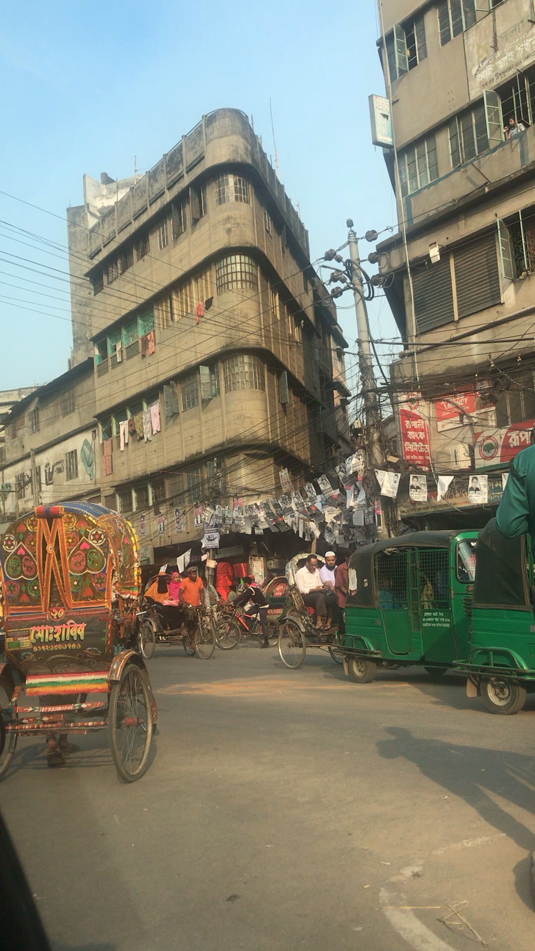 孟加拉首都达卡街头
