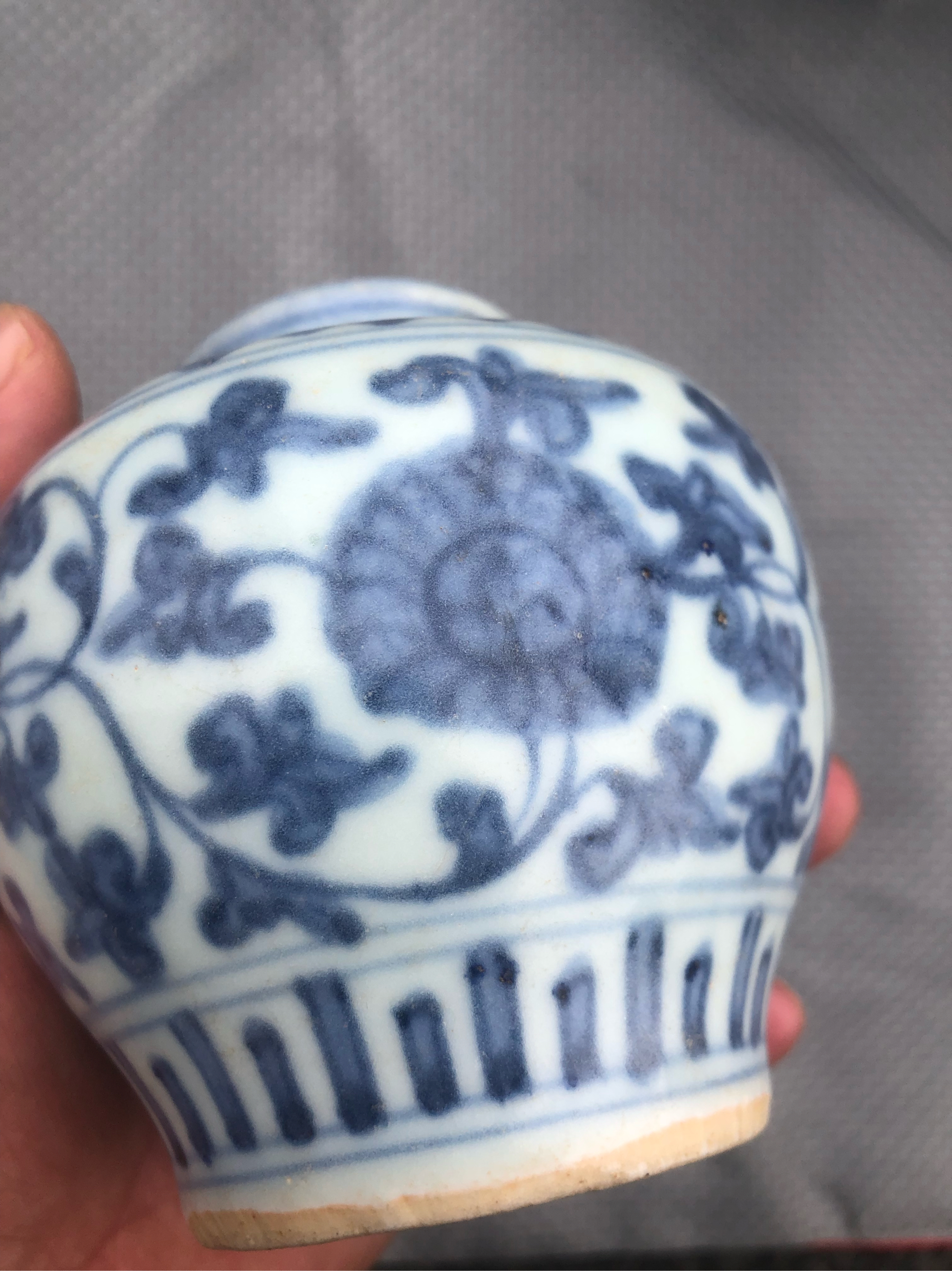 明代早期青花罐真品图图片