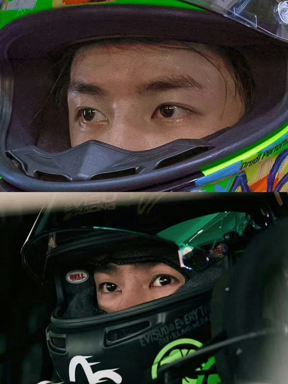 我都爱@uniq王一博 98#王一博开赛车路透# #王一博85号赛车手