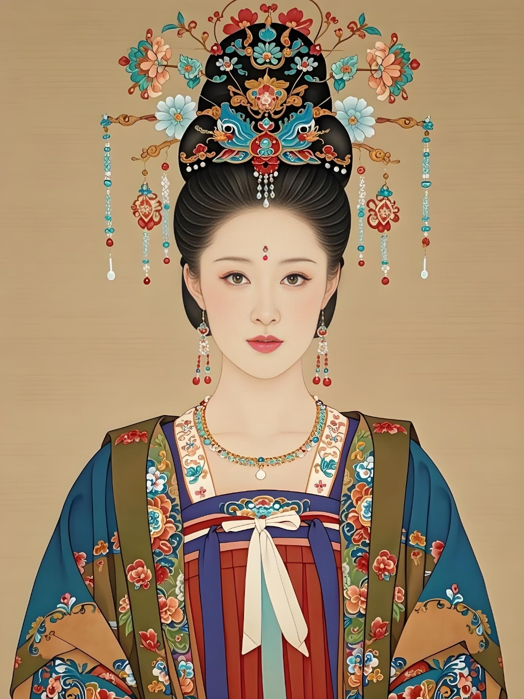 在中国古代,"皇后"的称谓源自"后"这一字的语义演变