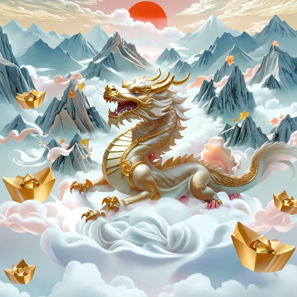 给各位老大们ai一些金麒麟和麒麟运财的头像!望各位笑纳!