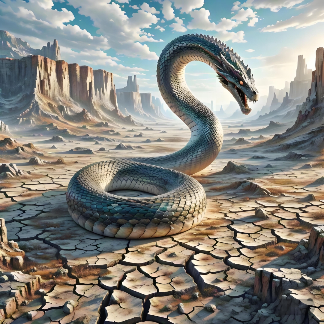 山海经之肥遗:一种怪蛇,出现在某地的时候就会有极大的旱灾