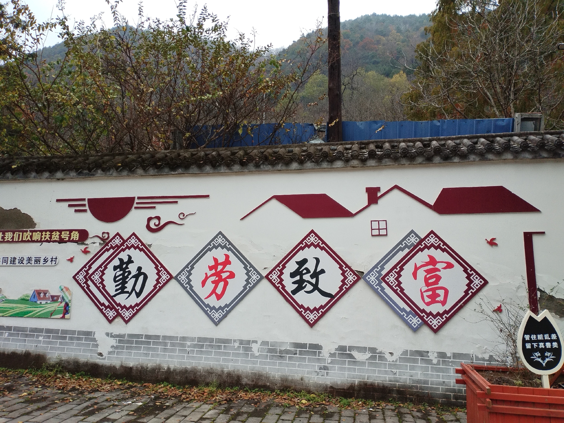 《勤劳致富》黑金与纯白进山了,出门天还不错!