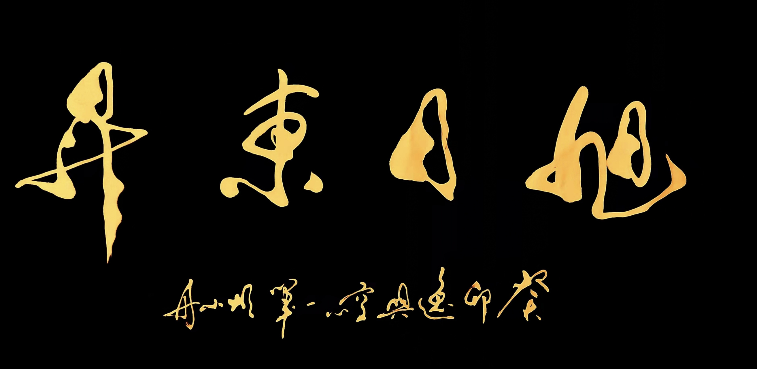 书法家胡小舟作品《旭日东升》