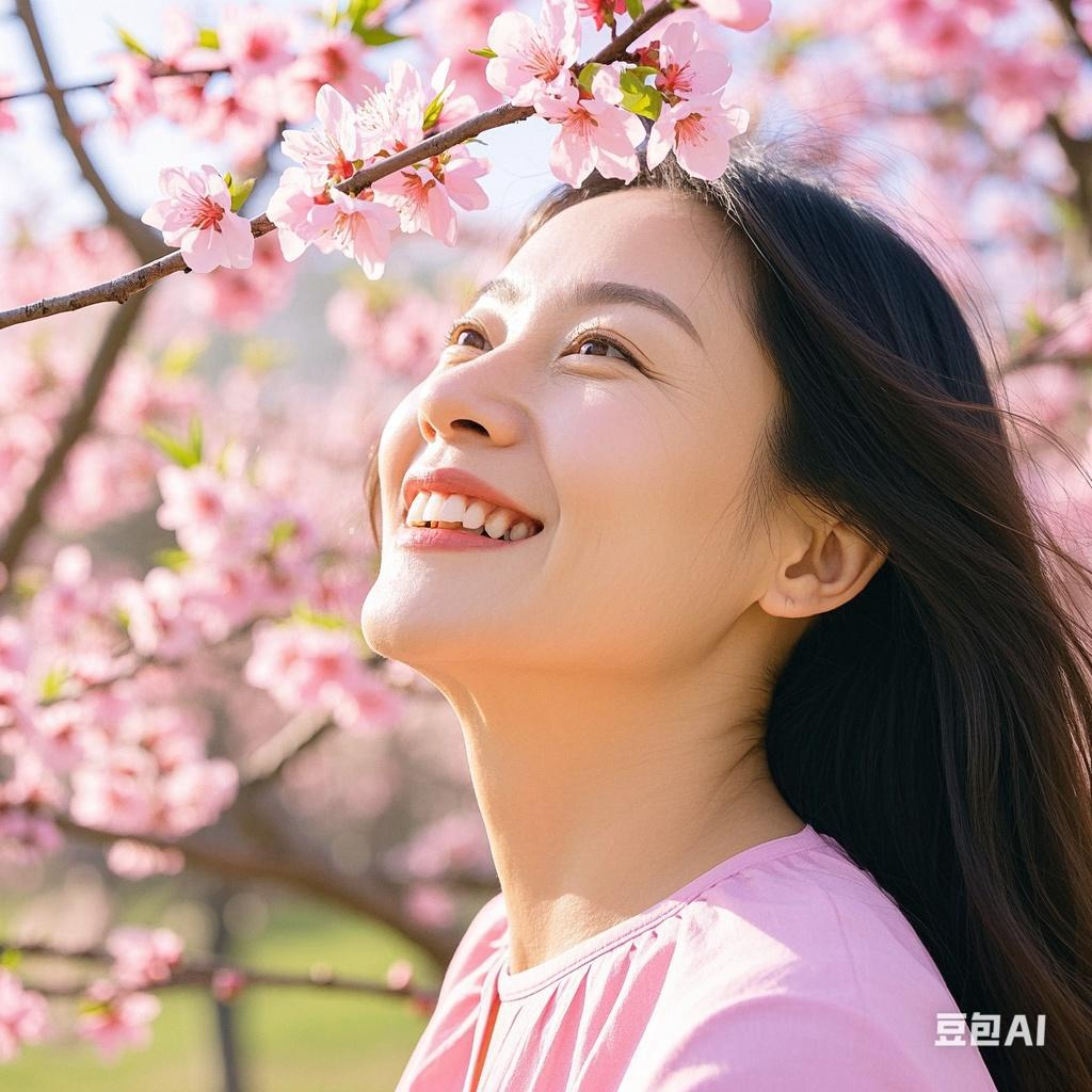 那笑,是春风得意的醉意,是岁月静好的安然