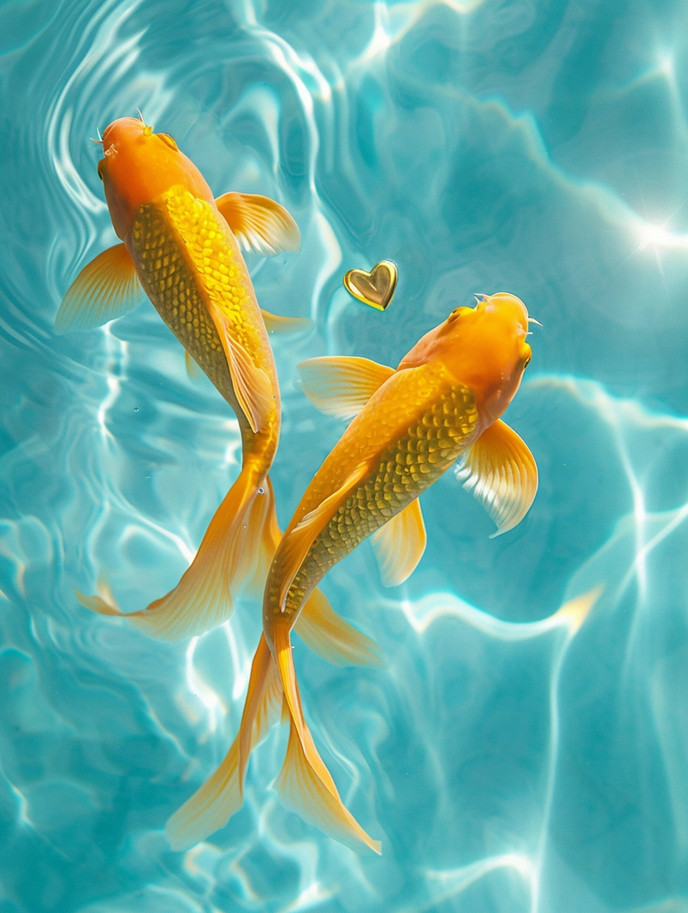 如鱼得水,年年有余,流水生财,万物皆有灵性,见者好运连连!