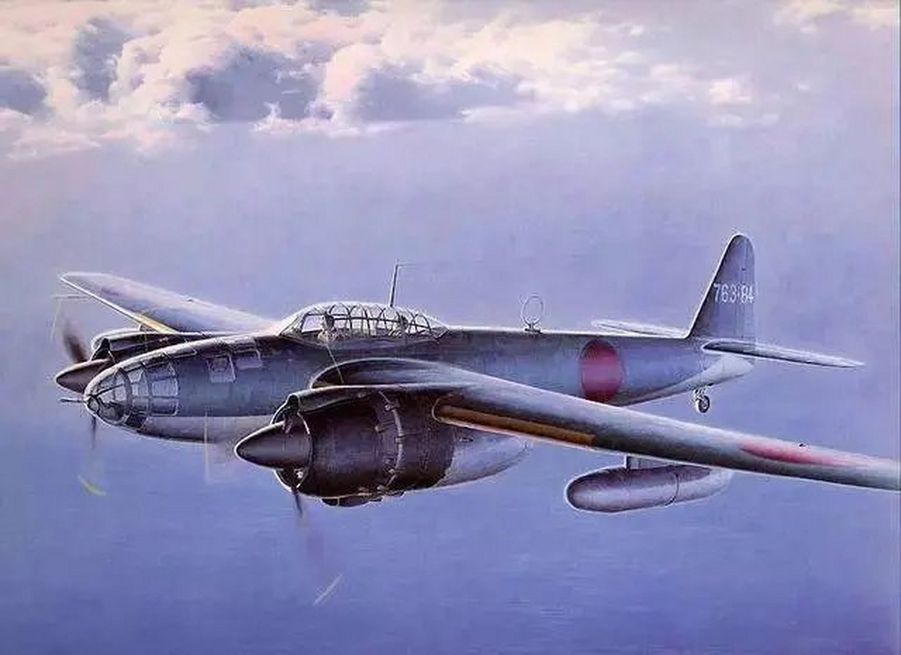 日本海航装备新型陆攻"银河",最大时速566公里,可载91式航空鱼雷反舰