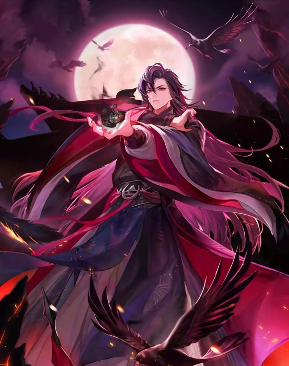 他在最攻的时候去养了乌鸦…#漫画# #二次元# #魔道祖师# #魏无羡