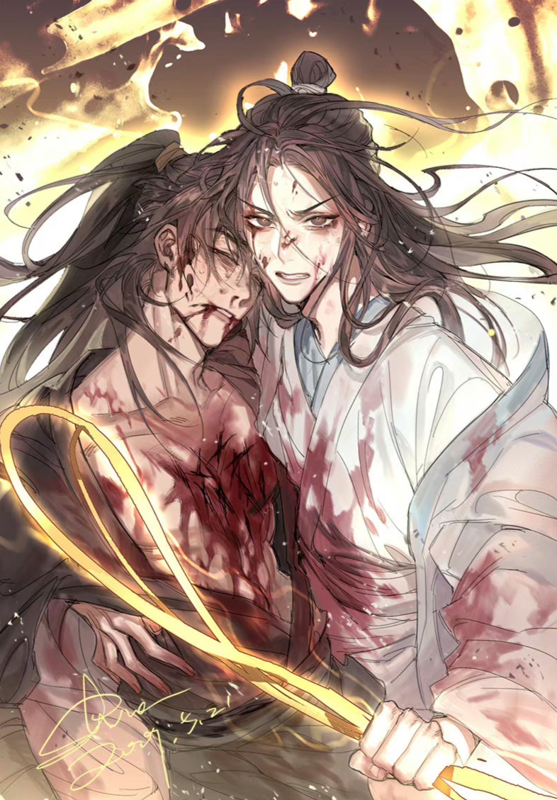 我带你回家… #漫画# #二次元# #二哈和他的白猫师尊# #楚晚宁墨燃