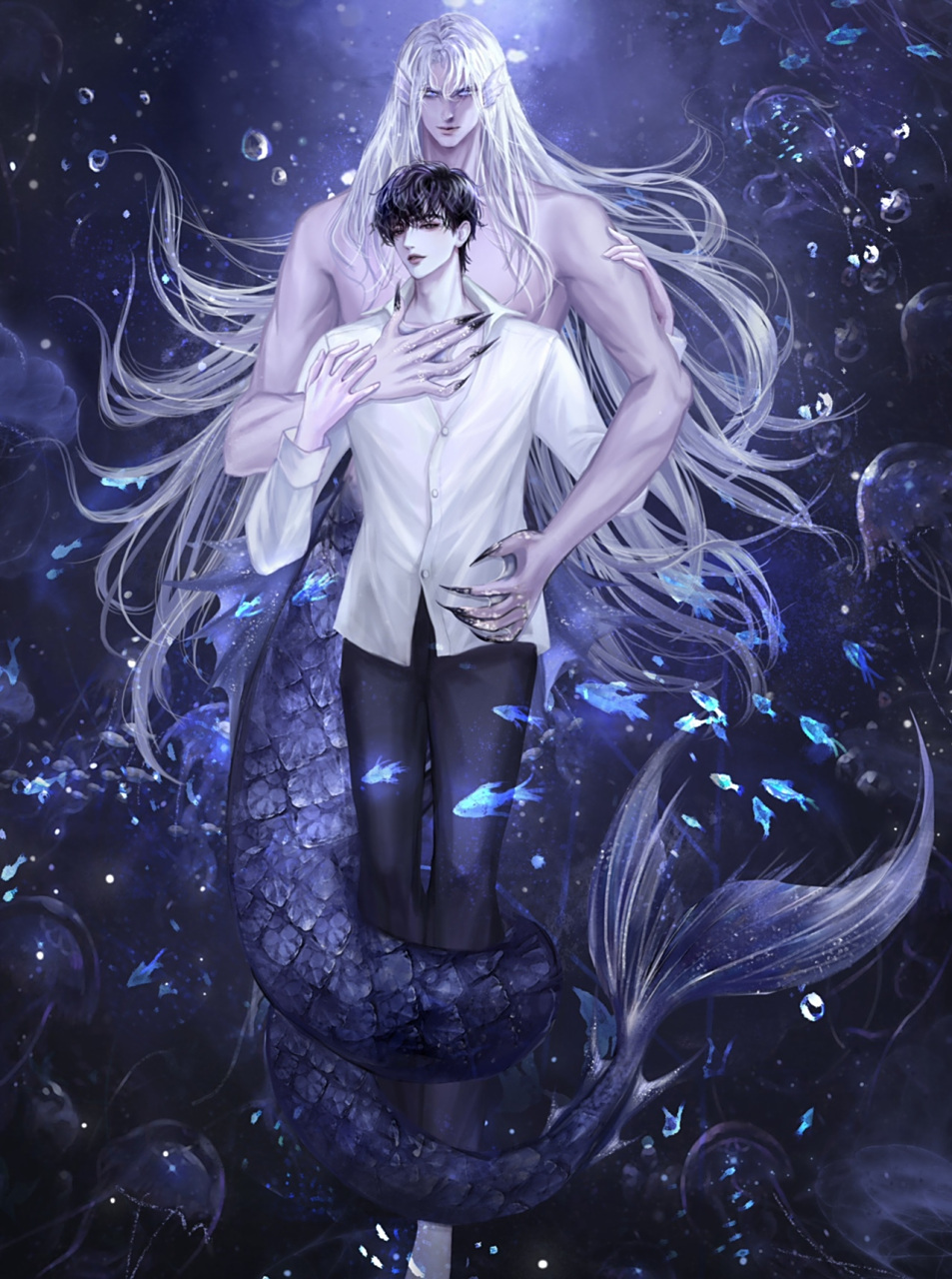 包括另一个时空的我…#漫画# #二次元# #德萨罗人鱼##同人#  cr:康康