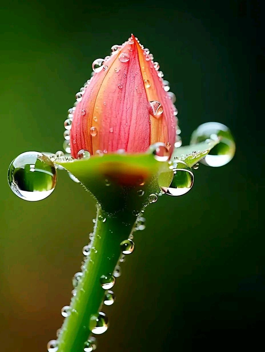 清晨的雨露花草图片图片